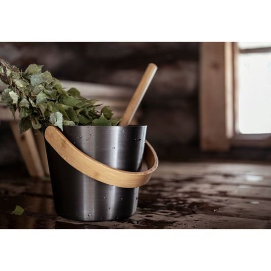 RENTO, hliníkové vědro s rukojetí a naběračkou, 5L, set