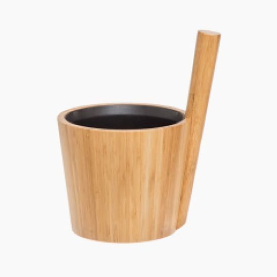 RENTO, bambusové vědro s naběračkou z bambusu, 5L, set