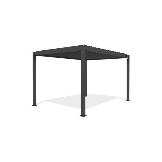 Bioklimatická pergola SPEKTRUM PLUS 4x3 m, volně stojící, antracit