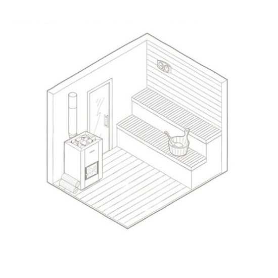 Saunová kamna na dřevo HARVIA Legend 240 GreenFlame