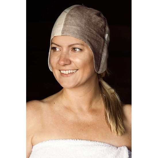 Emendo, čepice do sauny, hnědá