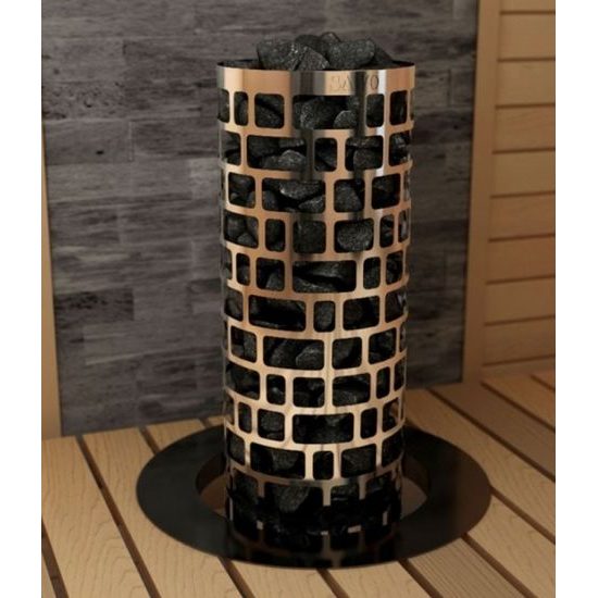 SAWO Aries Round E 7,5 kW saunová kamna, černá