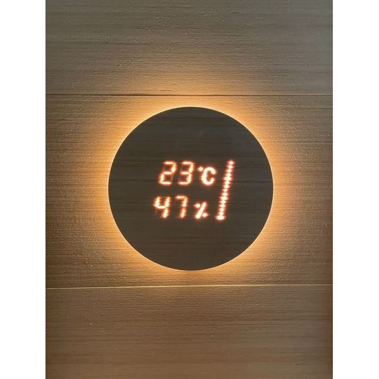 Cariitti Aspectu Koivu RD, teploměr s vlhkoměrem a digitálním časovačem