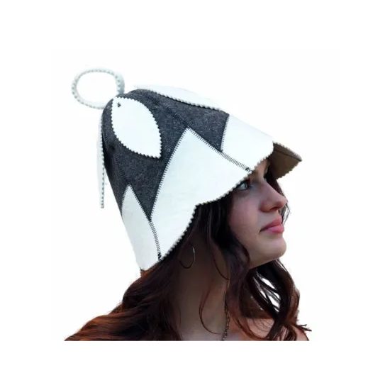 Kipira Onsen, Handbell, klobouk do sauny z ovčí vlny, tvar kvítek