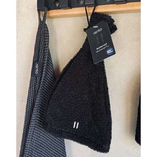 Rento, čepice do sauny, černá