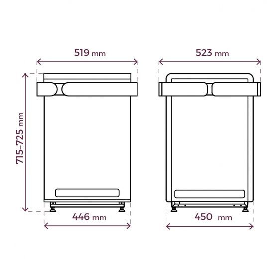 SENTIOTEC Concept R Black E 10,5 kW saunová kamna