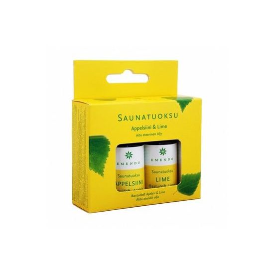 Emendo, aroma do finské sauny, pomeranč a limetka, 2 x 10 ml