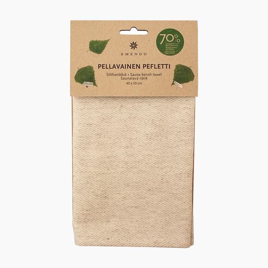 Emendo, saunová podložka béžová, 40x50cm