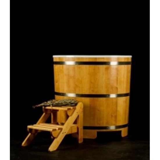 Celodřevěné schůdky k ochlazovací kádi MAX1, MAX2, olše