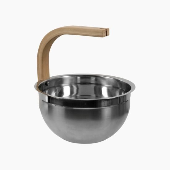 SENTIOTEC, 373, vědro z leštěné oceli, se zahnutou rukojetí, 5L