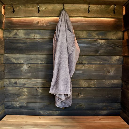 NordicSPA, Kilt do sauny froté, dámský, šedý, 90 x 155 cm