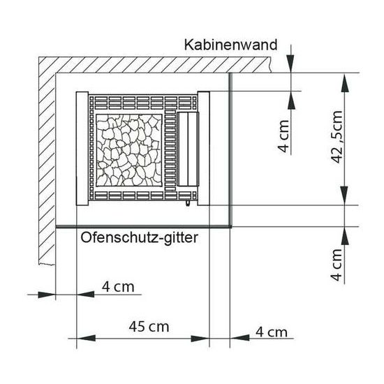 Saunová kamna EOS Stone S25 Vapor, 7,5 kW