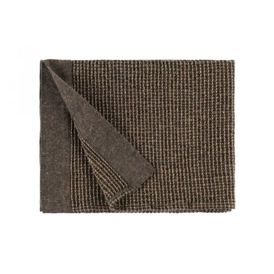 Rento, saunová podložka černo béžová, 50x60cm