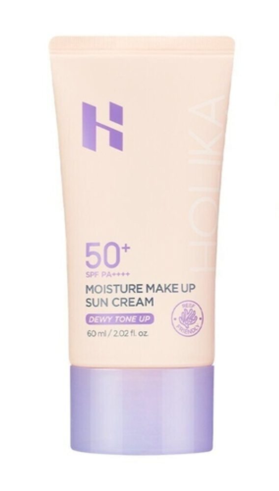 HOLIKA HOLIKA Tónovací opalovací krém Moisture Make Up Sun Cream Dewy Tone Up SPF 50+ PA++++ (60 ml)