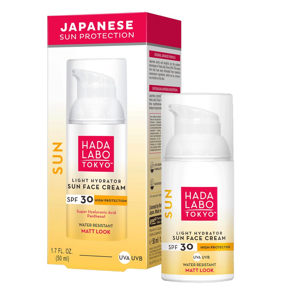 Hada Labo / Hada Labo Tokyo HADA LABO TOKYO SUN Lehký matující opalovací krém Light Hydrator Sun Face Cream SPF30 (50 ml)