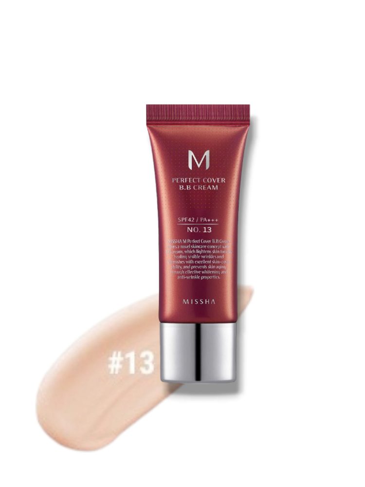 MISSHA BB krém M Perfect Cover BB Cream (20 ml) - #13 Bright Beige