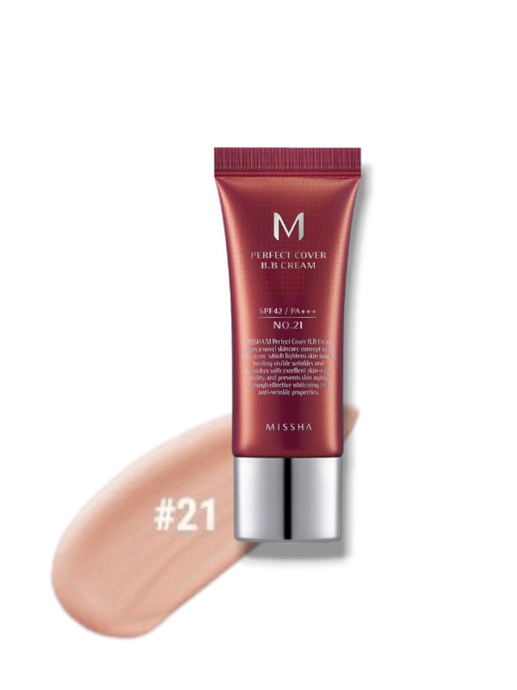 MISSHA BB krém M Perfect Cover BB Cream (20 ml) - #21 Light Beige