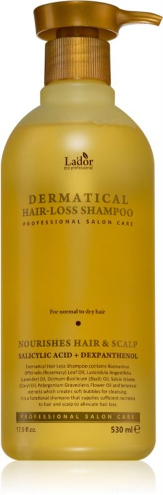 La´dor LA'DOR Šampon proti vypadávání vlasů Dermatical Hair-Loss Shampoo For Thin Hair (530ml)