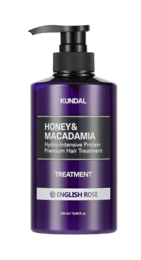 KUNDAL Přírodní vlasová kúra Honey & Macadamia Treatment (500 ml) - Amber Vanilla koupíte na BB-cream.cz