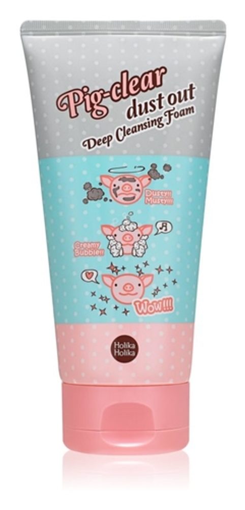 HOLIKA HOLIKA Čistící pěna Pig Clear Dust Out Deep Cleansing Foam (150ml)