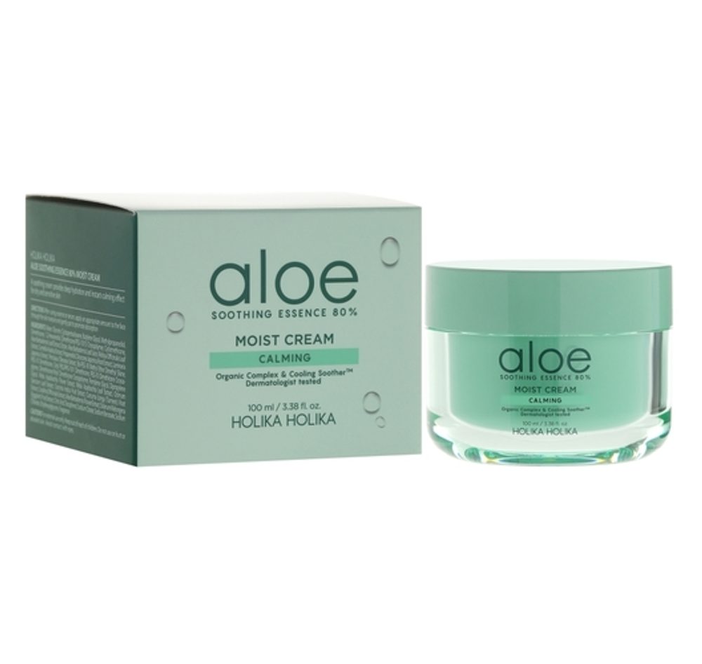 HOLIKA HOLIKA Pleťový krém Aloe Soothing Essence 80% Moist Cream (100 ml)