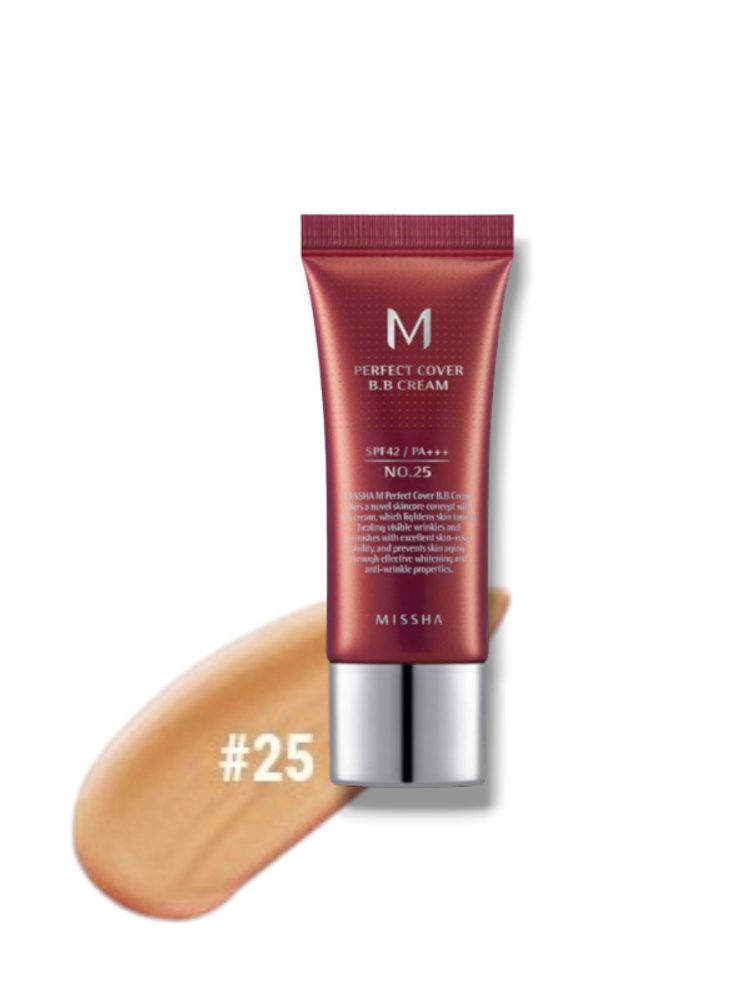 MISSHA BB krém M Perfect Cover BB Cream (20 ml) - #25 Warm Beige