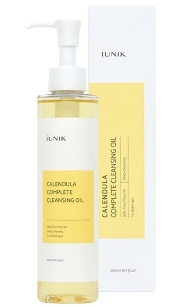 iUNIK Odličovací a čistící olej Calendula complete Clensing Oil (200 ml)