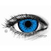 Crazy čočky - nedioptrické - TOKYO N BLUE mini sclera (2 čočky)