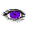 Crazy šošovky - nedioptrické - VIOLET RINNEGAN mini sclera (2 šošovky)