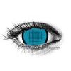 Crazy čočky - nedioptrické - CYAN MESH R mini sclera (2 čočky)