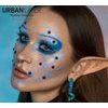 Crazy šošovky - nedioptrické - AQUAMAN BLUE mini sclera (2 šošovky)