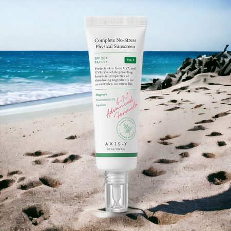 ✅️ PROVATO! AXIS-Y Crema solare Complete No-Stress Physical Sunscreen SPF50+ PA++++ (50 ml)