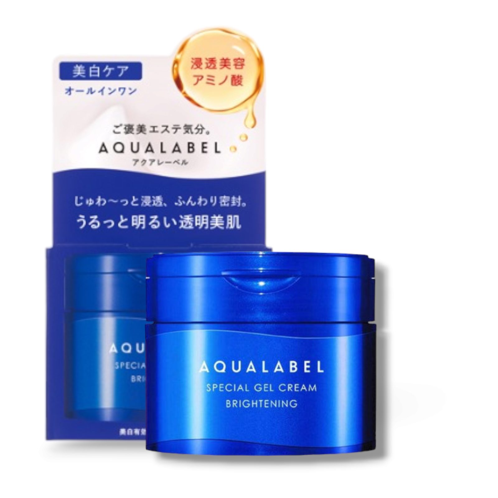 SHISEIDO AQUALABEL Brightening Gel Cream 90 g | LuciferLenses