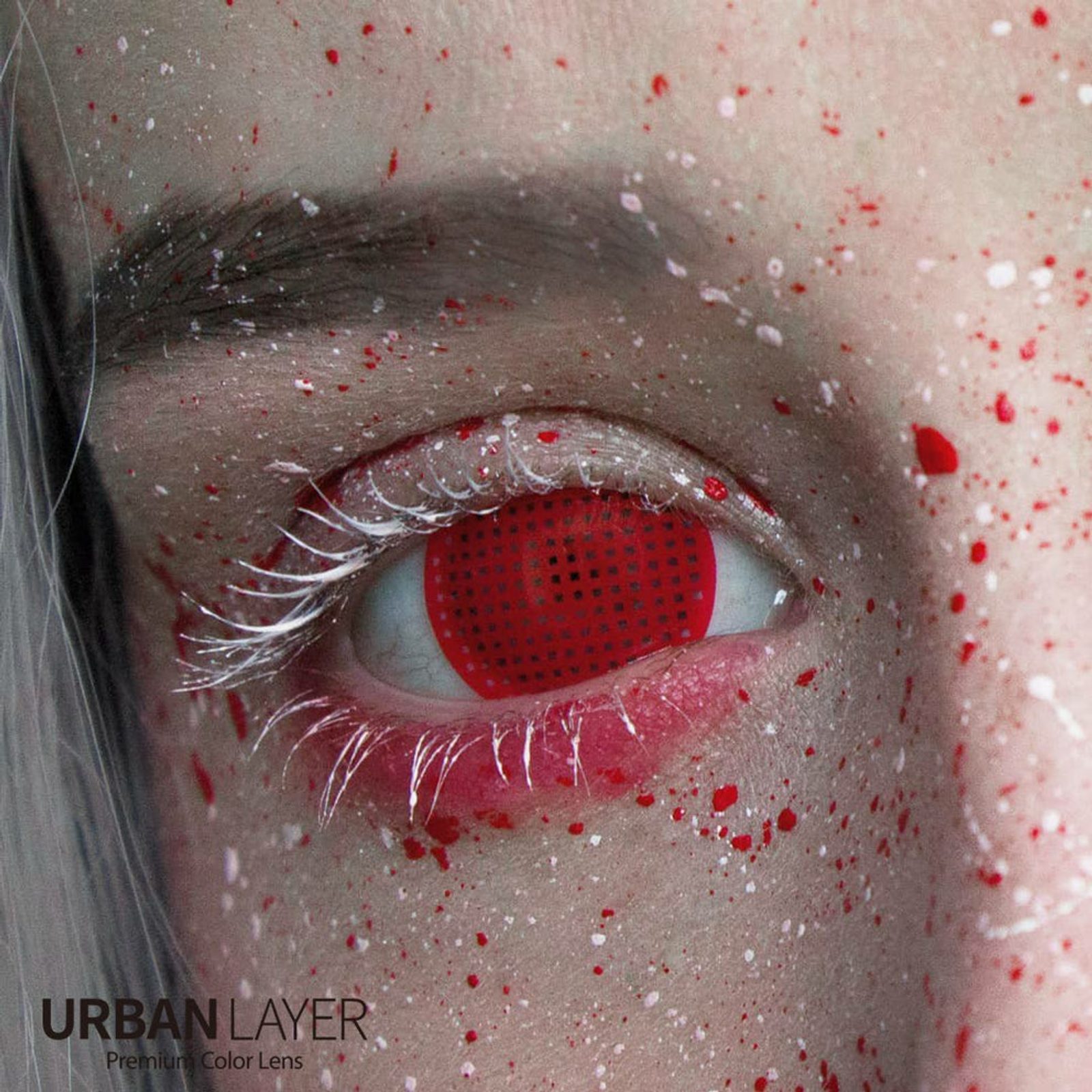 RED MESH Colored Contact Lenses | Lucifer | Halloween Contacts ...