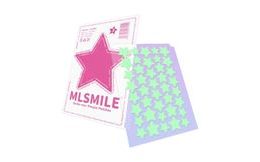 MLSMILE Bunte Akne-Pflaster Smile Star Pimple Patches - #03 Grün (40 Stk.)
