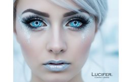 Crazy šošovky - nedioptrické - BLACK mini sclera (2 šošovky)