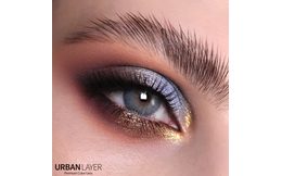 Crazy šošovky - dioptrické - BLACK mini sclera 17mm (2 šošovky)