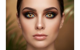 Crazy šošovky - nedioptrické - BLACK mini sclera (2 šošovky)