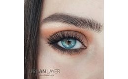 Crazy šošovky - dioptrické - BLACK mini sclera 17mm (2 šošovky)