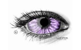 Crazy čočky - nedioptrické - ELF PURPLE sclera (2 čočky)