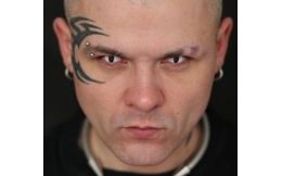 Crazy šošovky - nedioptrické - BLACK mini sclera (2 šošovky)