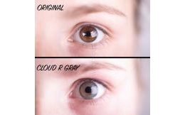 Barevné čočky (2 čočky) Cloud R Gray