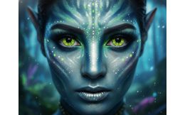 Crazy šošovky - nedioptrické - BLACK mini sclera (2 šošovky)