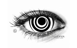 Crazy čočky - nedioptrické - BLACK SPIRAL mini sclera (2 čočky)