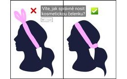 Kozmetični trak in zapestnice proti kapljanju vode - črna