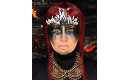 GLOW YELLOW CAT UV farbige Kontaktlinsen