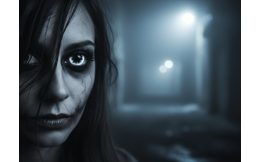 Crazy šošovky - nedioptrické - BLACK mini sclera (2 šošovky)