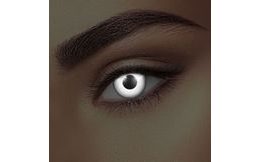 Crazy čočky - GLOW WHITE UV svítící (2 čočky)