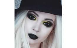 Crazy šošovky - nedioptrické - BLACK mini sclera (2 šošovky)