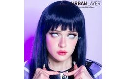 Crazy šošovky - nedioptrické - BLACK mini sclera (2 šošovky)